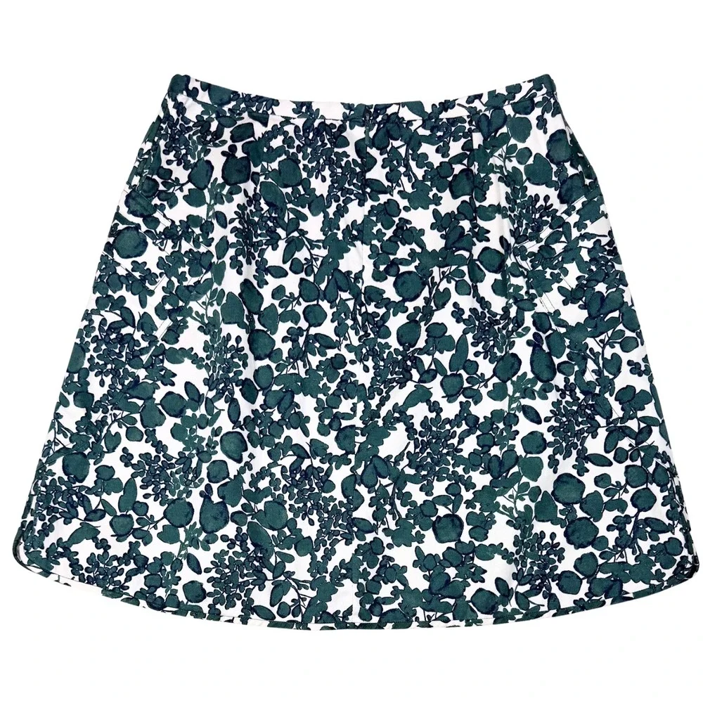 Tory Burch Skirt Womens Vine Patterned Priscilla Size 4 Preppy Boho‎ Chic Floral